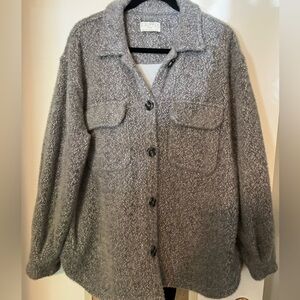 Z Supply Heather Gray Knit Jacket